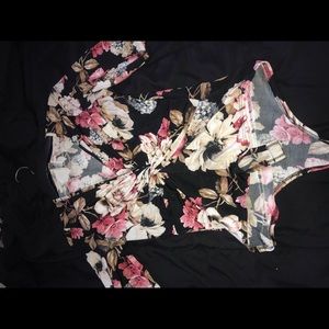Floral onesie